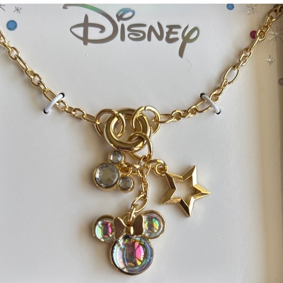 Disney Minnie Mouse Necklace Dangle Charms - Picture 2 of 3